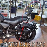 New Fit ZONTES 125C C125 125 C Motorcycle Accessories Backrest Rear Passenger Backrest luggage rack