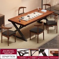 Balcony Tea Table And Chair Combination Small Household Living Room Tea Table Brewing Large Board Tea Table Office Tea Table