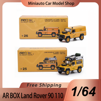 New In Stock Almost Real 1:64 Land Rover 90 110 Trophy Borneo 1985 Alloy Model Miniature Diecast Model 2026 Hec Edition Toy Gift