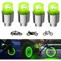 AliExpress NONE 2/4PCS LED Tire Valve Cap Lights Durable Air Valve Caps with Lights for Cars Motorcycles Bikes EVs