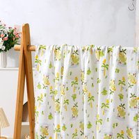 New Arrival Bamboo Cotton Baby Muslin Swaddle Blanket Breathable Newborn Wrap Infant Bath Towel 120x110cm