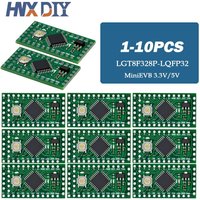 1-10pcs LGT8F328P LQFP32 MiniEVB 3.3V / 5V Replaces Pro Mini ATMEGA328P Fully Compatible For Arduino USE HT42B534-1 Driver