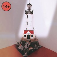 2026 New IN STOCK 2065PCS Island Cottage Architectural Electric Lighthouse Building Blocks Model DIY Toys for Adults Frineds
