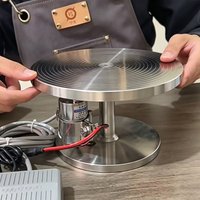 Ceramic Making Machine Electric Pottery Wheel Turntable with Foot Switch for Ceramic Sculpting