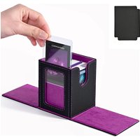 New window 100+ card box card storage box high-grade PU leather container game card holder collection card