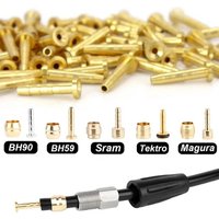 AliExpress NONE RGO 4/10/20set Mountain Bike oil needle Hydraulic brake olive head For SHIMANO BH90 BH59 SRAM MAGURA TEKTRO Cycling parts