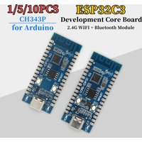 1/5/10PCS ESP32 Development Board ESP32C3 CORE Board Onboard 2.4G Antenna 32Pin IDF WiFi + Bluetooth CH343P for Arduino