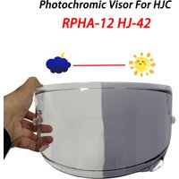 Photochromic Helmet Visor for HJC RPHA 12 RPHA-12 HJ-42 Motorcycle Helmets Lens Shield Glass Viewfinder Screen Accessories