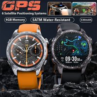 2026 New Built-in GPS Smartwatch Men Offline Maps 4GB Memory Military Sports Smart Bracelet 50m Waterproof LED Flashlight Watch