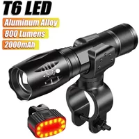 AliExpress KDULIT Bike Front Light T6 Flashlight for Bike Outdoor Waterproof LED Bicycle Headlight Zoomable Night Safety Cycling Accessories