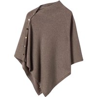 2025 New Large Shawl for Womens Spring and Autumn Fashion Versatile Diagonal Buckle Loose High-end Cape Knitted Shawls