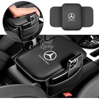 1pcs Leather Car Armrest Box Mat Auto Accessory For Mercedes Benz A B C E Class GLS GLA GLK GLC CLS CLA AMG W204 W205 W212 W463