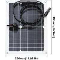 Flexible 300W 12V Solar Panel with Controller - High Efficiency, Portable Outdoor Power for Car, RV & Mobile Phone Charging