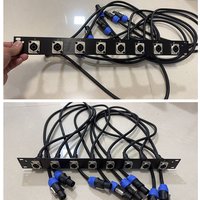 2*2.5mm² 8/12/16 horns speaker speakon cable sound system professional audio cabinet panel bracket