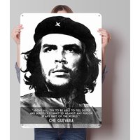 CHE GUEVARA Feel Deeply Metal Poster Custom Wall Art Retro Vintage Tinplate Signs for Man Cave Gaming Room Decoration Cozy House