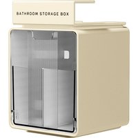 Transparent Bathroom Storage Box Pull-Out Drawer Style Under Mirror Cabinet Organizer for Makeup Tools Bathroom Vanity Organiser
