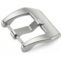 Heavy Duty Brushed Watch Buckle 20mm 22mm 24mm Solid Stainless Steel Pin Clasp Black Silver Men Replacement Accessories