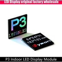 1920/3840Hz Indoor P3 SMD Full Color LED Display Panel 64x64 Pixels 3-in-1 RGB Video Scsreen Module 192*192mm