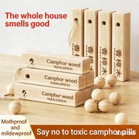 Natural pure camphor wooden strip wardrobe is mildew-proof, insect-proof, moisture-proof, aromatic, deodorant and