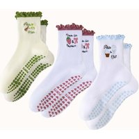 1/3 double avocado / strawberry / milk blue tricolour, soft and glutinous edges, anti-slip sole, suitable for home workouts