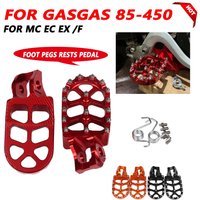 Motorcycle Foot Pegs Rests Pedals FootRest Footpeg For GasGas Gas Gas MC MCF EX EXF EC ECF 85 125 250 300 350 450 2021 2022 2023