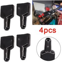 4 PCS Plug Cover Waterproof 50A For Plug Connector Dustproof Cable Jacket Black For Caravan Solar Panel Accessories