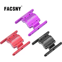 FCX18 CNC Aluminum RC Skid Plate Gearbox Transmission Mount For 1/18 RC Crawler FMS FCX 18 LC80 Newest Upgrade Parts