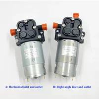 1PC Micro DC 18V 555 Front Ball Bearing Motor Diaphragm Water Jet Pump 8bar High Pressure for Water Gun/ High-pressure Spray