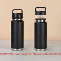 AliExpress NONE 600/800/1100ml Large Capacity 304 Stainless Steel Insulated Bottle Business Travel Cycling Portable Outdoor Sports Water Bottle
