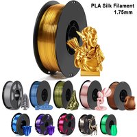 Silk PLA 3D Filament Wire 1.75mm Spool Wire 3D Printer Material 250g,500g,1kg 3D Print Refills, Filament wire Vacuum Packaging