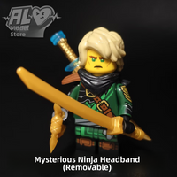 Mystery Samurai Scarf Printed Version AL Heart Brand Unbranded MOC Building Blocks Suitable for Ages 15+ Made in China