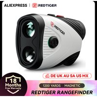 REDTIGER Golf Rangefinder with Slope 1000M 1200 Yards Laser Range Finder Golfing 7X Magnification Rechargeable Range Finders