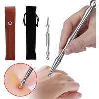 Acupuncture Pen Facial Reflexology Tools Stainless Steel Trigger Point Massager Deep Tissue Back Massager Body Face Massage