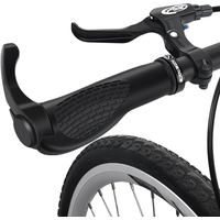 AliExpress riderace 1 Pair Bicycle Handlebar Grips Quality Rubber Anti Skid Mountain Bike Handlebar Grips Horns Handlebar Ergonomics Wrist Support