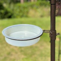 Transparent Round Bird Feeder Simple Stylish Bird Feeding Bowl Comfortable Bird Feeding Supplies