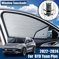 For BYD Atto3 Atto 3 Yuan Plus 2022 2023 Accessories 2024 Car Sunshades Windshield Anti-UV Visor Sun Blinds Cover Interior Parts