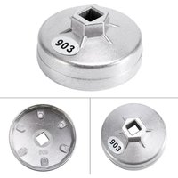 74mm 14-Teeth Oil Filter Wrench, Aluminum Socket Removal Tool for BMW Audi Mercedes Benz VW Porsche, Cap Style Filter Tool