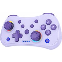 For Nintendo Switch STK-7051 Wireless Mini Game Controller Android, IOS, PC and Win Dual Vibration RGB Lighting Turbo Function