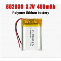 802030 Battery Lipo 3.7V 400mAh Lithium Polymer Rechargeable Batteries for Radiofrequency Introduction Device Moisturiser Cell