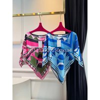 Classic Design Women's Silk Cloaks with Letter Signature Logo Luxury Brand Lady Sexy Camis Tops