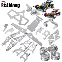 Aluminum Option Parts Uprights Arms/Oil Shocks/Bumper/Wheels for Tamiya Hotshot 2, SuperShot, Hot Shot Boomerang BIGWIG Chassis