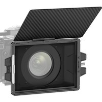 NEEWER Mini Matte Box with a 4"x5.65" Filter Tray, Carbon Fiber Flag, 4 Circular Lens Ring Adapters (67/72/77/82mm)