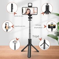 MEUYAG Wireless 3 IN 1 Bluetooth Selfie Stick tripod monopod stand Phone holder Mobile Phone Live Streaming outdoor travel