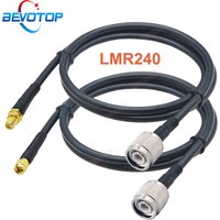 LMR-240 TNC Male Plug to SMA Male / Female Connector LMR240 Cable Low Loss 50ohm 50-4 Pigtail Jumper RF Coaxial Extension Cable image 4
