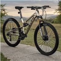 AliExpress NONE 26/27.5 inch mtb Soft Tail DH Mountain Bike 27/33 speed Cross Country Bicycle aluminum alloy Full Suspension Downhill bicicleta