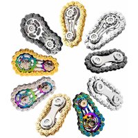 AliExpress NONE Metal Fidget Spinner Fingertip Gyro Fidget Spinner Antistress Anxiety Metal Bike Chains Spinner Fidget Toys For Adult Kids