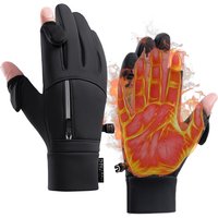 AliExpress Winter Ski Gloves for Men Women Touch Screen,Thermal Sport Cycling Gloves for Fishing Running Driving, Warm&Windproof&Waterpoof