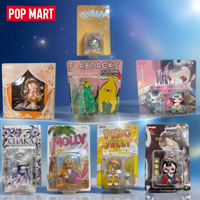 Genuine POPMARTBlind Box TINYTINY CHAKA SKULLPANDA PINO-JELLY Crybaby MOLLY FLABJACKS Series Collectible Figurines Model Toy