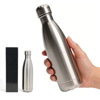 500ml Stainless Steel Water Bottle Insulated Vacuum Flask Double Wall Thermal Cup Keep Cold Hot Sports Kettle