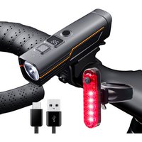 AliExpress OFFBONDAGE Bicycle Light Waterproof Bike Lamp Type-C Charging MTB Road Cycling Headlights High Lightness Daytime Safety Night Illumination